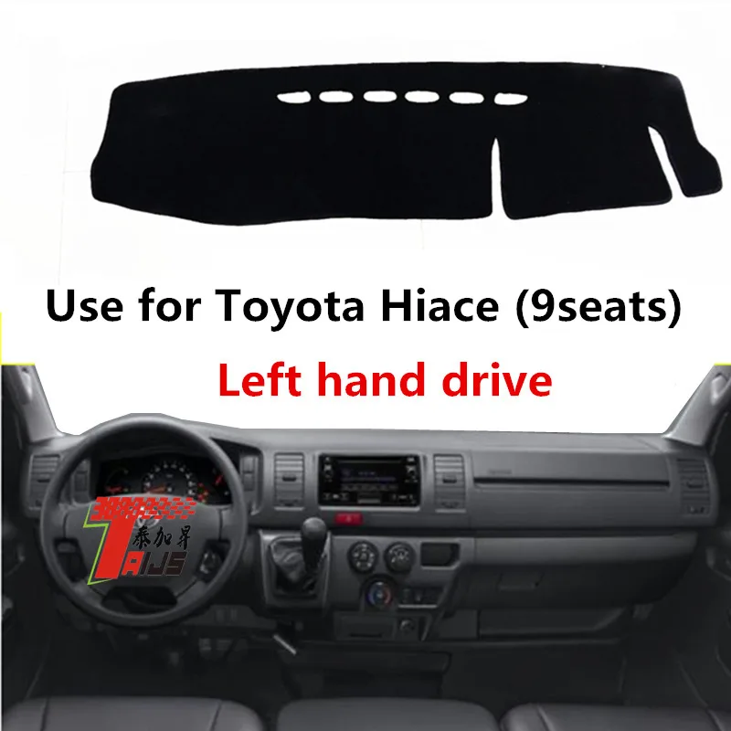 

TAIJS Заводская Высококачественная фланелевая крышка приборной панели для Toyota Hiace (9 мест) левый руль