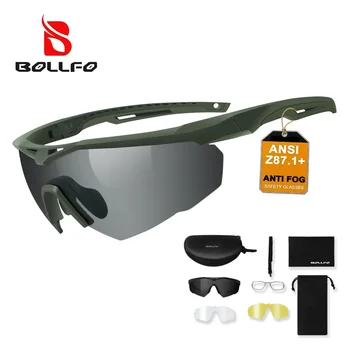 3 Lens Impact-Resistant Safety Glasses 1