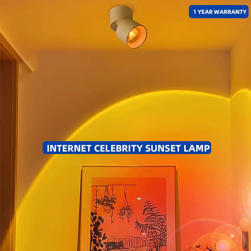 LedSunsetLampSpotlightSurfaceMountedDownlightInteriorAtmosphere