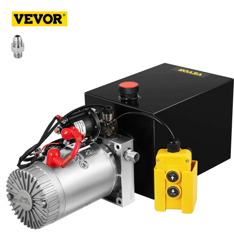 VEVOR Hydraulic Power Unit 6 Quart Hydraulic Pump Single Acting 3200