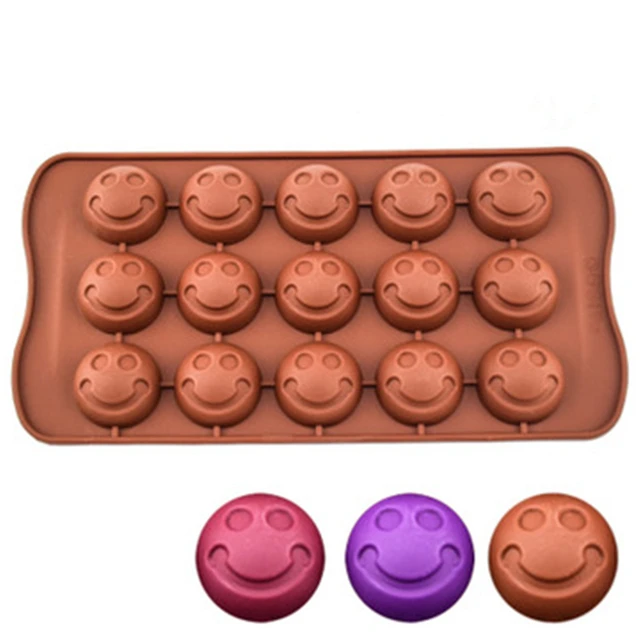 Happy Faces Silicone Chocolate Candy Mold