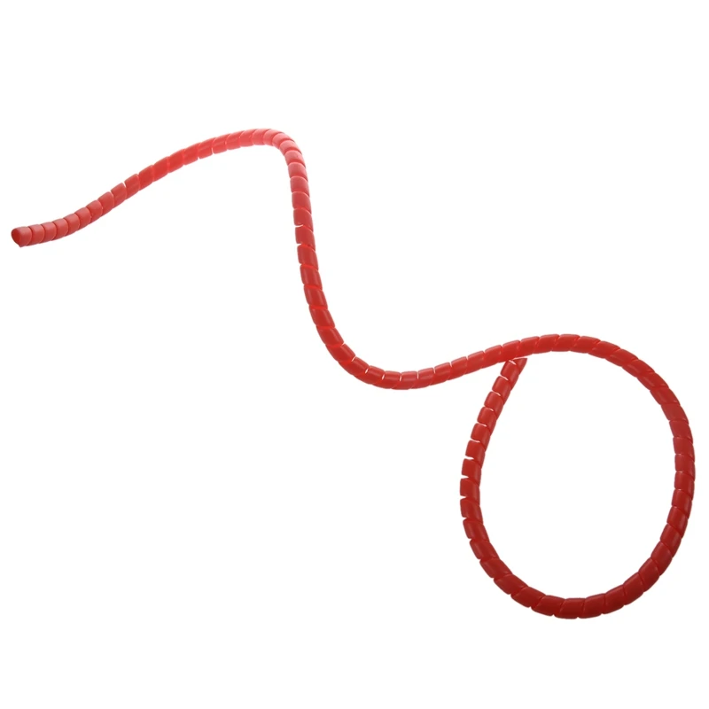 3X Protector de tubo de cambio de Color en espiral de línea de Scooter, tubos de bobinado de 1M de longitud para Xiaomi M365 Pro, accesorios rojo