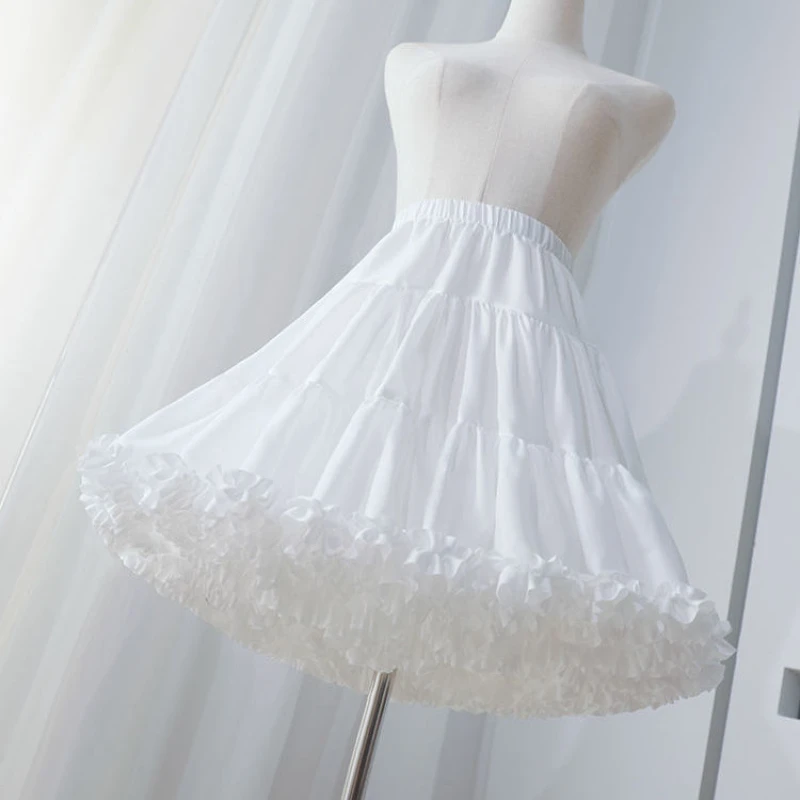 

45cm Skirt Support Lolita Cloud Support Boneless Soft Yarn Daily Support Cotton Candy Fluffy Jk Korea Japan