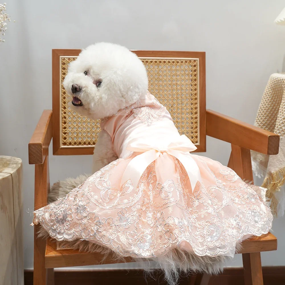 Falda Tutu Ropa Para Perritas French Poodle Vestido Perro