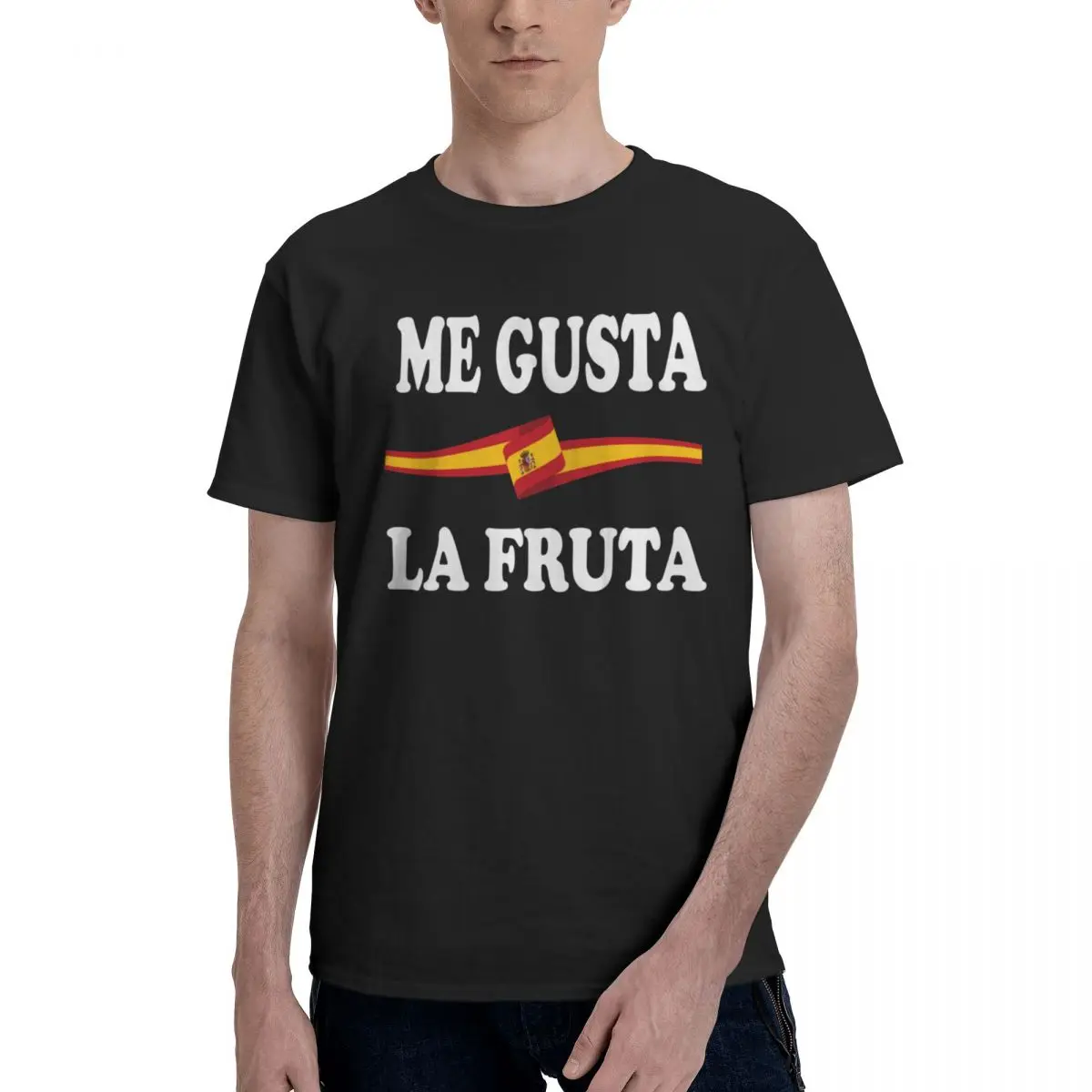 Смешная футболка с испанским мемом «Я люблю фруктов» от Me Gusta La Fruta, мужские и женские футболки
