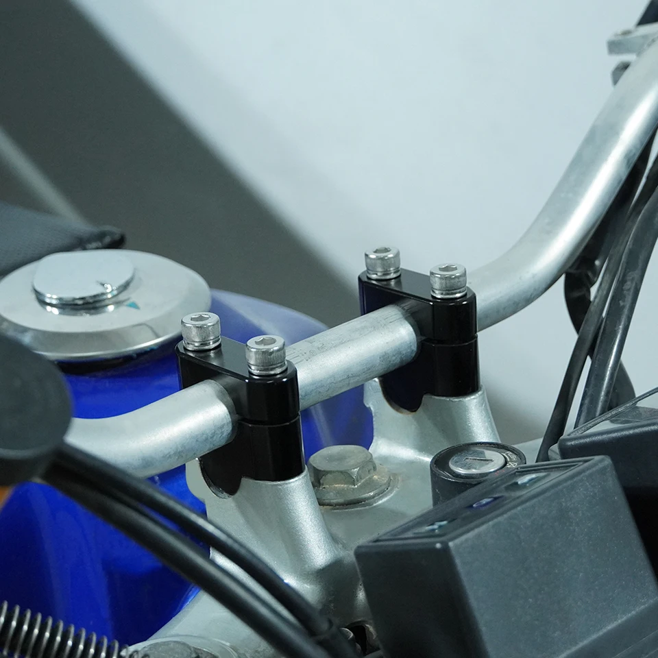 Riser Manubrio Per Ducati Multistrada 950/1200 2017- In Alluminio 6061-T6 - Argento - Foto 2