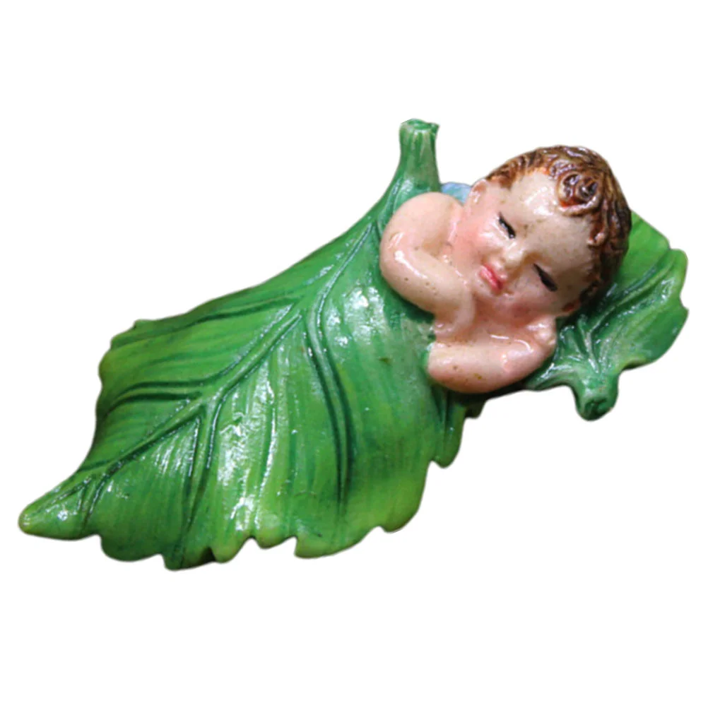 

Flower Fairy Baby Figurine Miniature Fairy Baby Statue Elegant Fairy Baby Sculpture Garden Fairy Figurine