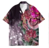 Tessffel Samurai Japanese Tattoo 3D Printed Men's Hawaiian Shirt Beach Shirt Fashion Summer Harajuku Casual Oversized Streetwear 6
