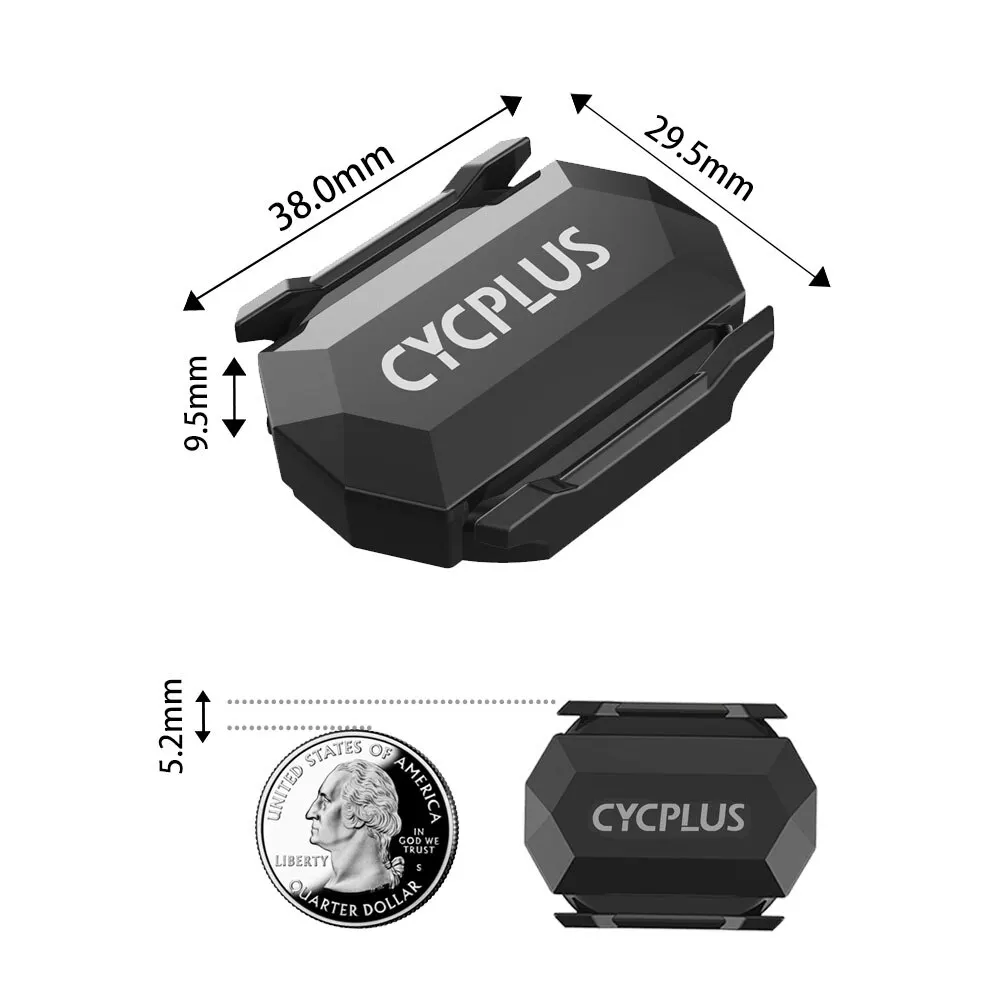 Bike Computer CYCPLUS Cadence Speed Dual Sensor Cycling Bicycle Accessories ANT+ BLE 5.0 Speedometer for XOSS Strava
