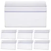 30Pcs Price Tag Display Holders Glass Supermarket Retail Shelf Card Slot Pharmacy Label Holder Clear Label Holders Sign Display 5