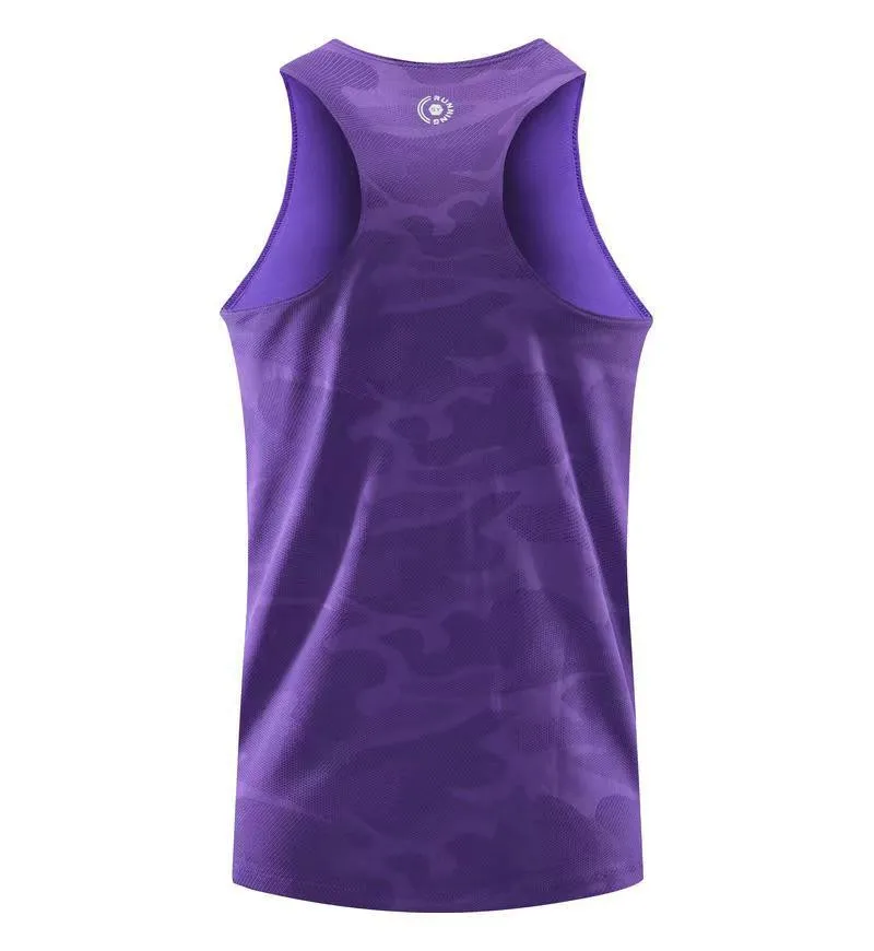 Magliette da corsa per adulti, uomo e donna, abbigliamento da palestra, canotta da uomo, t-shirt senza maniche per fitness, sport, esercizio fisico, basket, maratona - Image 5