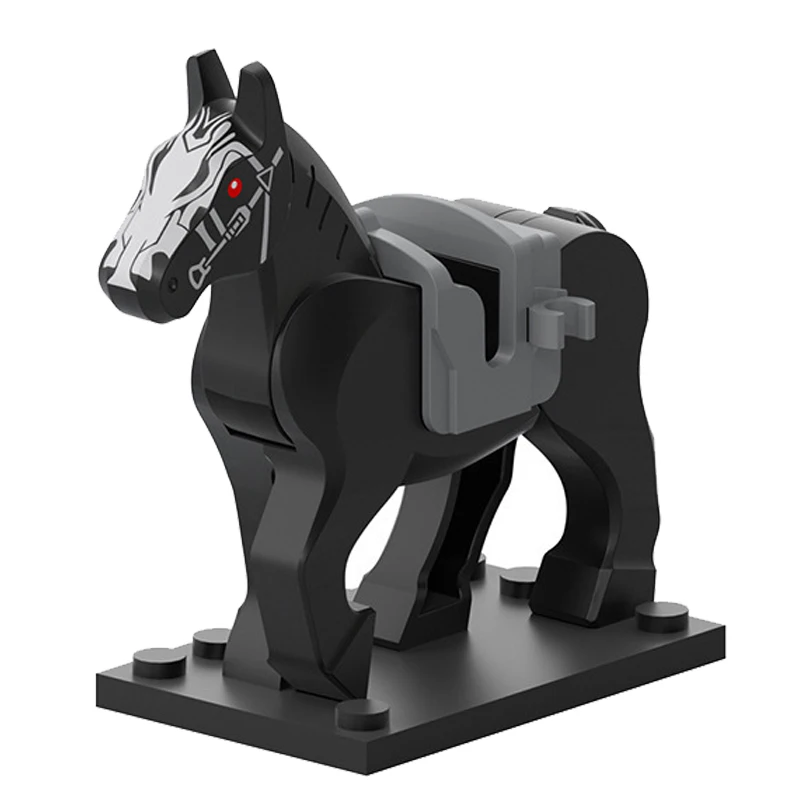 Medieval Animal Toy Building Block Set - Decorative Knight War Collection