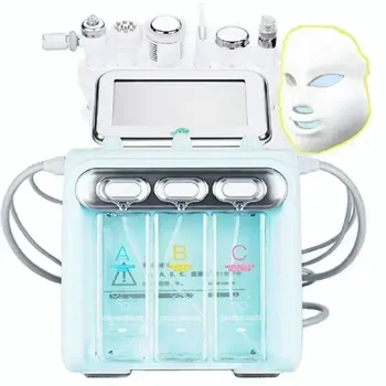 7 in 1 H2O2 Water Oxygen Jet Peel Hydro Beauty Skin Cleansing Hydrofacial Machine Facial Machine Water Aqua Peeling for Home Use 1