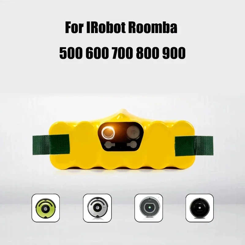 14.4V 6800mAh For iRobot Roomba Battery 500 600 700 800 900 595 620 650 780 890 Battery For Roomba Vacuum Cleaner Battery 6