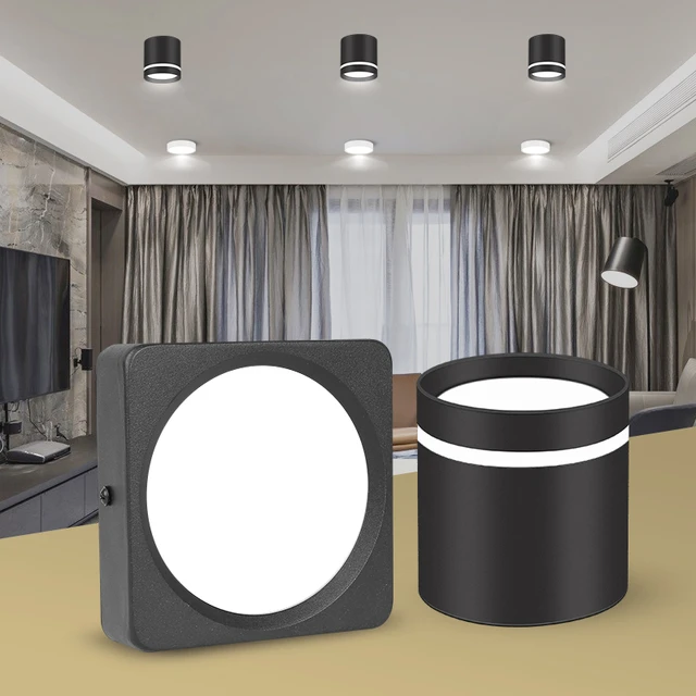 Foco LED COB para iluminación Interior, lámpara de techo de 110V, 220V,  10W, 15W, 25W, para sala de estar, tienda y baño - AliExpress