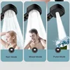 High Pressure Shower Head Water Saving 3 Modes Shower Heads Adjustable One-Key Stop Water Massage Sprayer Bathroom Accessories 2
