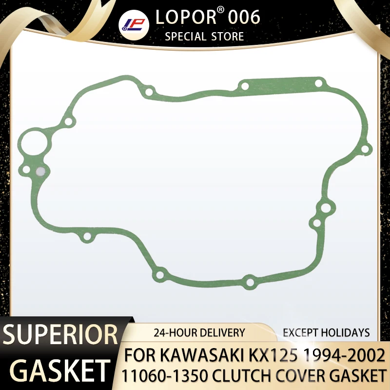 

Motorcycle Engine Crankcase Clutch Cover Seal Gasket For Kawasaki KX125 1994-2002 KX 125 11060-1350