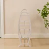 4 Layers Simple Shoe Rack Wear Resistant PP Material Storage Rack Elevated Design Modern Minimalism Shoe Organizer and Storage 4