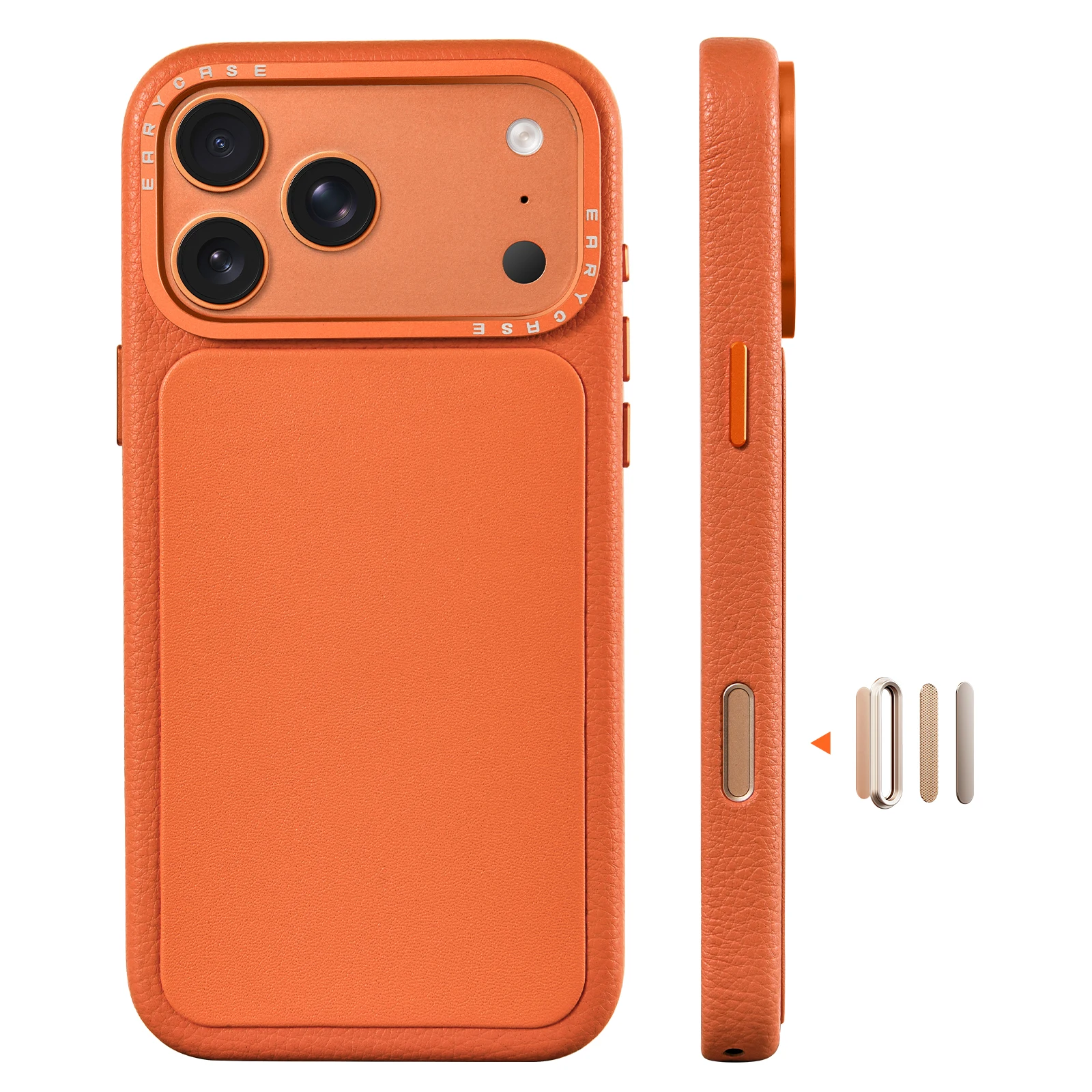 Eary Leather Shockproof Phone Case with Camera Protection Cover