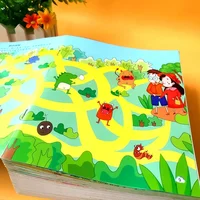 Maze To Improve Concentration Logical Thinking Training Books Great Adventure Left and Right Brain Development Educational Toys 2