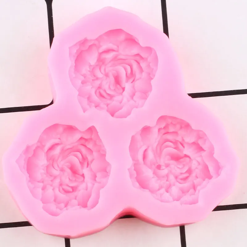 Peony Flower Silicone Molds Wedding Cupcake Topper Fondant Cake Decorating Tools Soap Resin Clay Candy Chocolate Gumpaste Moulds flower silicone mould,silicone mold