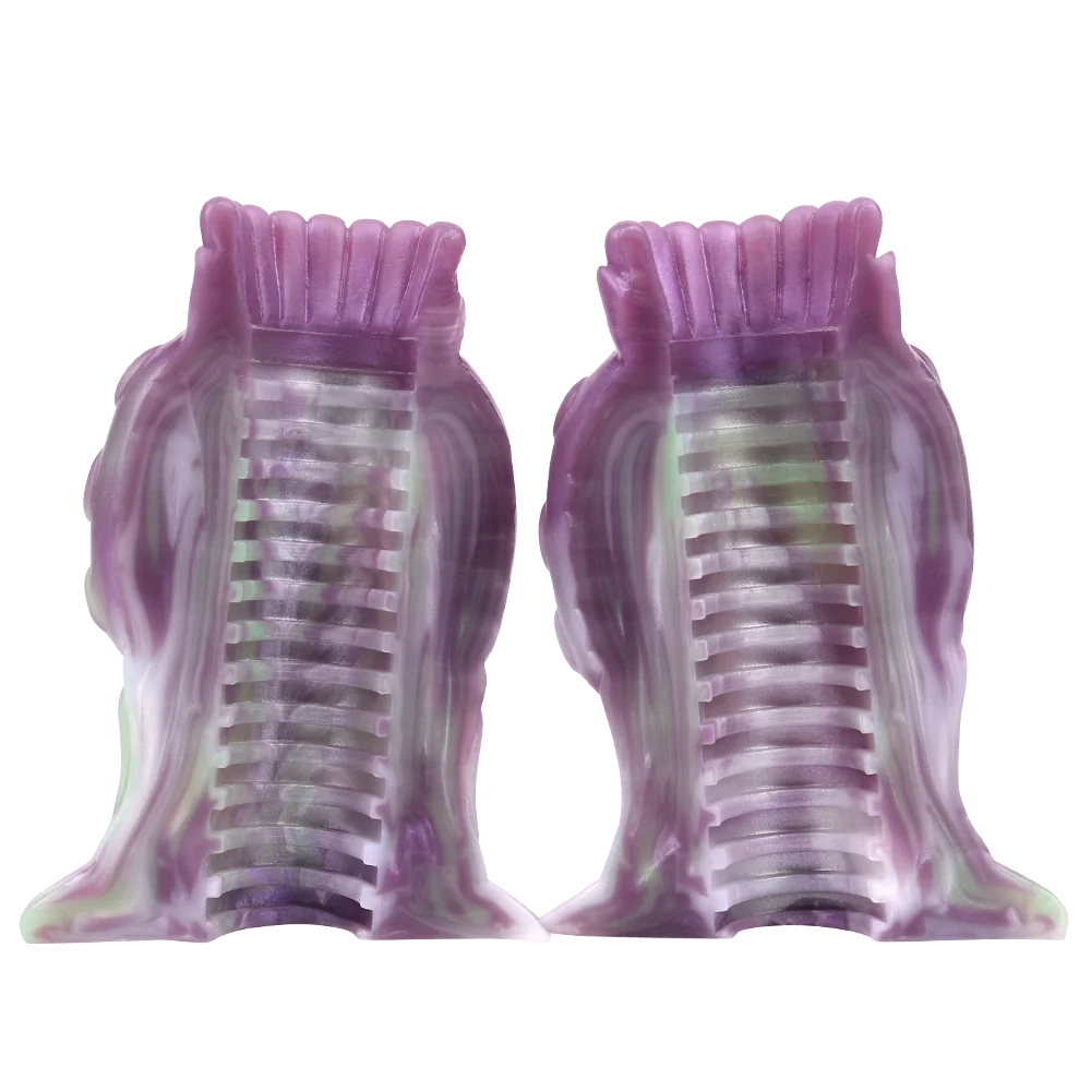 Monster-Inspired Hollow Anal Plug and Masturbation Cup with Multifunctional Design for Couples' Intimate Play Collection