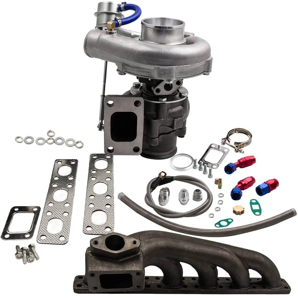 Jual Turbocharger T3 T04E V-band + Turbo Manifold untuk BMW E39 E38 E36 ...