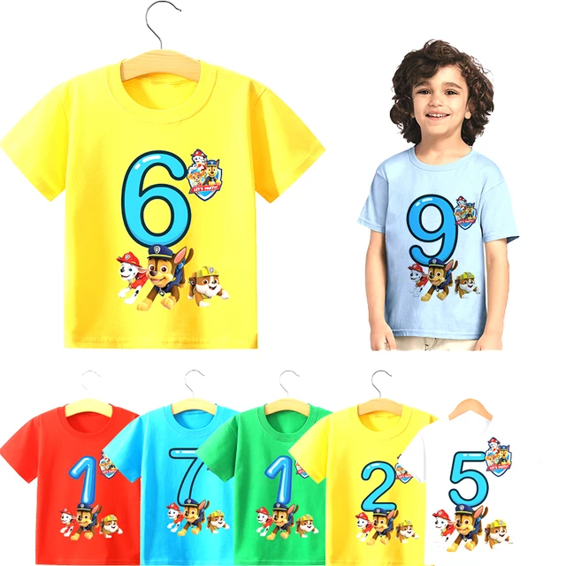 Paw Patrol 3 Jahre Alt Geschenk 3. Geburtstag Chase Kinder T-Shirt