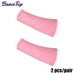 Durable Heat and Cut Resistant Forearm Sleeves for Cooking and Gardening (Red Arm Sleeve)