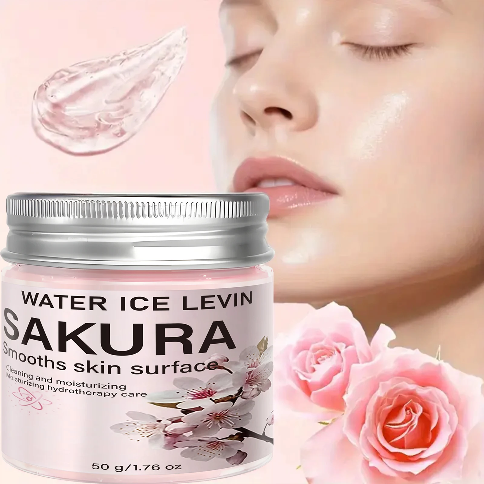 Hydrating Sakura Face Mask with Collagen & Hyaluronic Acid