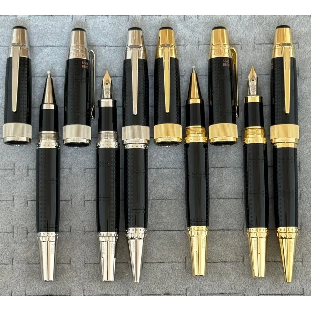Penna stilografica classica di lusso, penna a sfera di alta qualità con scrittura fluida, ideale come regalo di anniversario per uomini d'affari, colleghi e amici._voghion.com