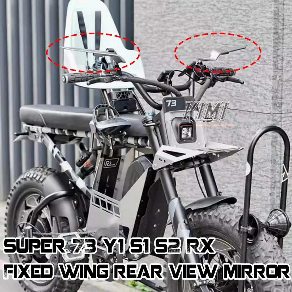 FOR Super73 Y1 S1 S2 RX Electric Car Rearview Mirror Reversing