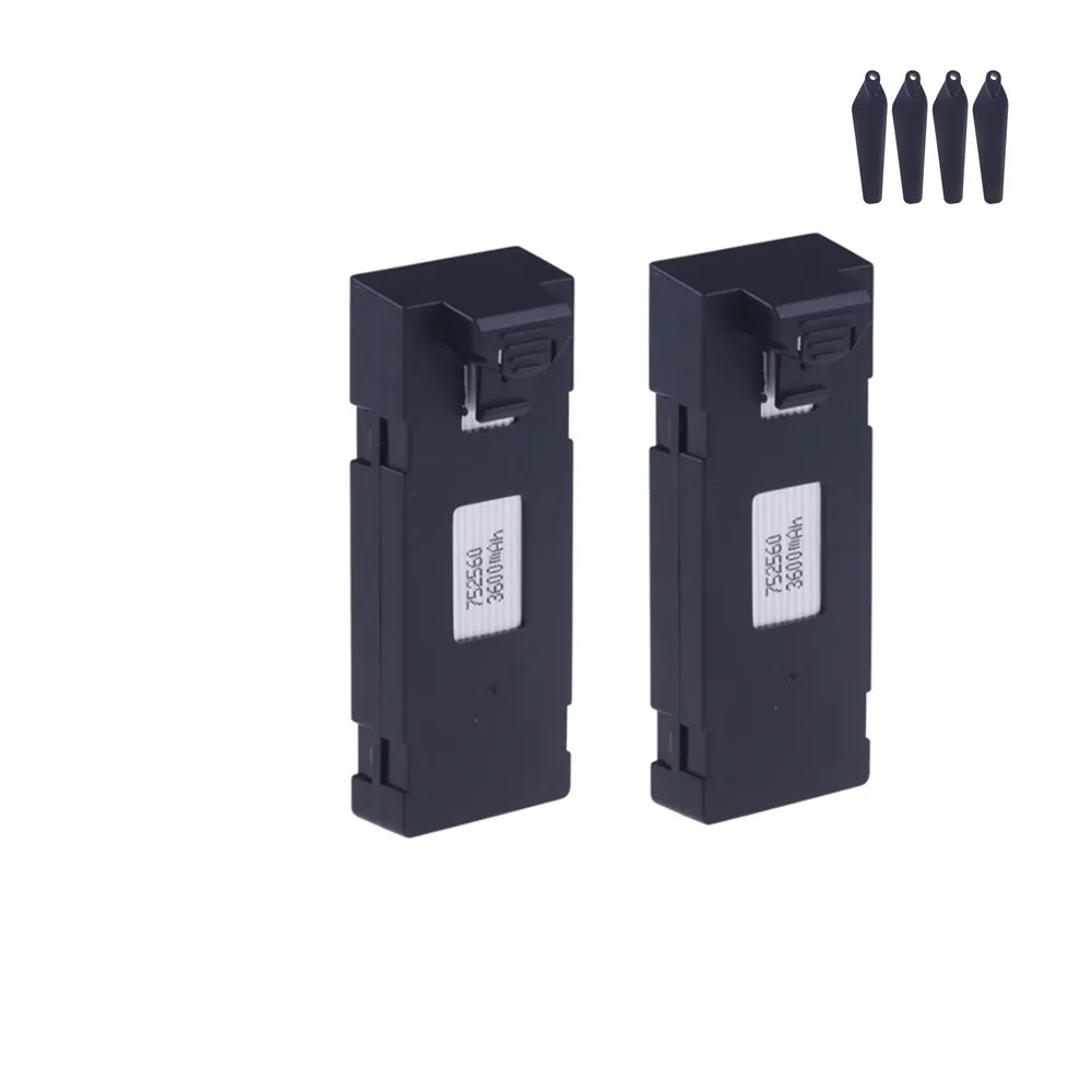 ตัวเลือกสินค้า แบตเตอรี่โดรน RC 3.7V 5000mAh สำหรับ E88 E99 P1 K3 P10 A13 S98 E525