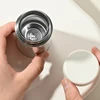 120/180ml mini 316 Stainless Steel Portable Thermos Cup Vacuum Thermal Insulation Pocket Cup Small Water Bottle For Espresso 2