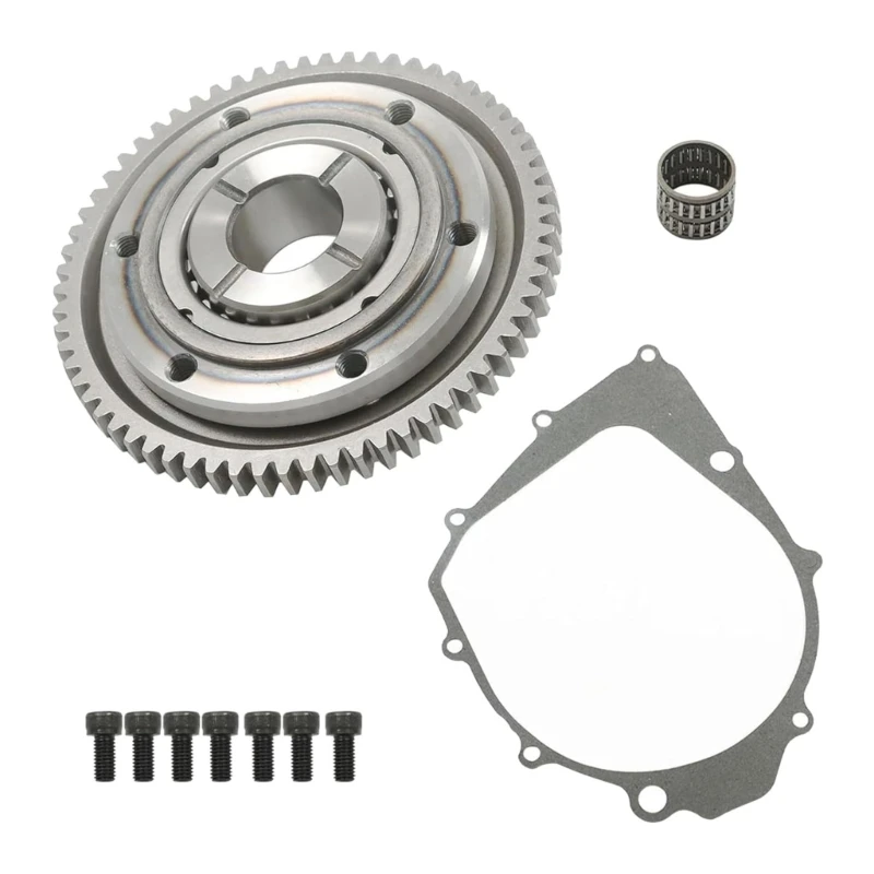 

652F Reliable Starter Clutch and Gasket One Way Bearing Gear Idler Kit for 350 93310-225N0-00 1UY-15590-01-00 1UY-15517-01-00