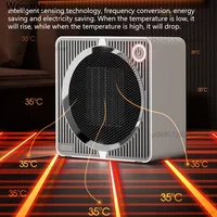 Электрический обогреватель 500 Вт, маломощный вентилятор, PTC, керамический обогреватель, домашний небольшой солнечный обогреватель, интеллектуальный теплый вентилятор горячего воздуха на зиму — изображение 6