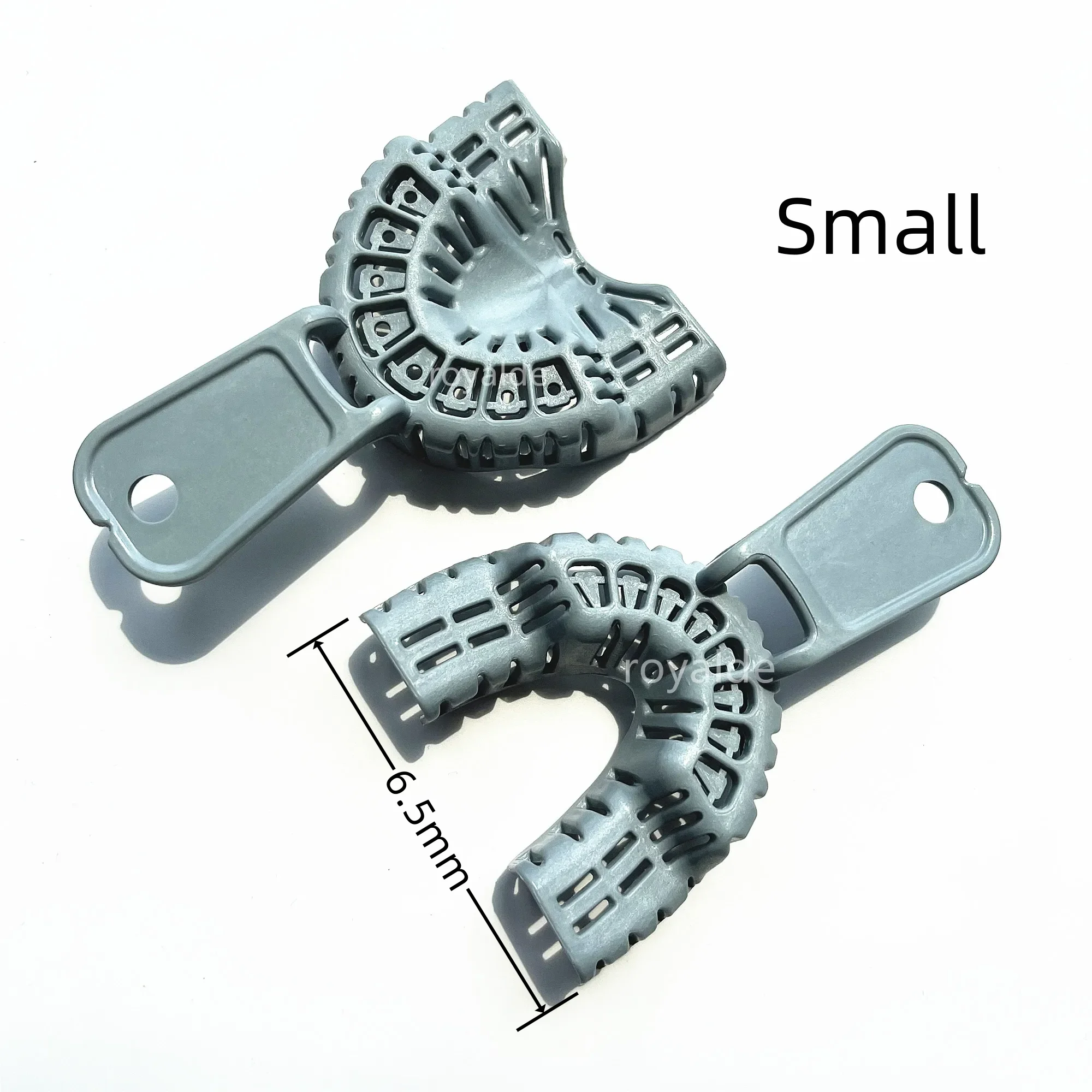 

Dental Distal Extension Absence Denture Trays Edentulous Impression Tray Small
