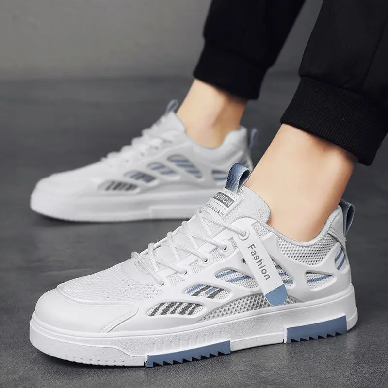 New Men's Canvas Shoes Fashion Comfortable Sneakers Mesh