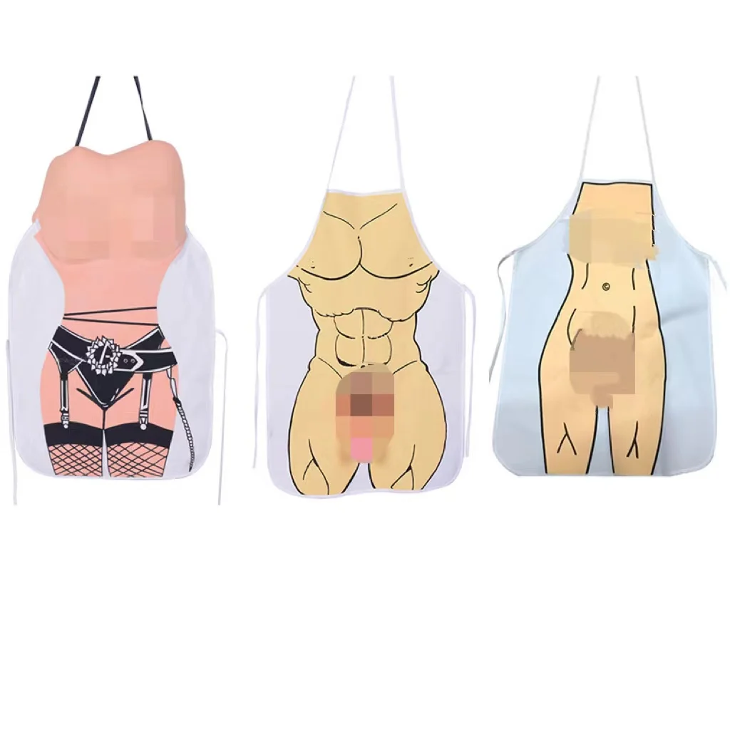 

Funny 3D Apron Bachelor Party Gifts Sexy Men Women Masquerade Halloween Cosplay Tricky Props Festival Party Accessories