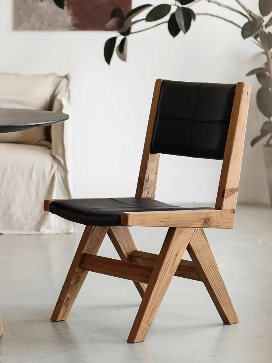 Обеденные стулья черные бесшумные