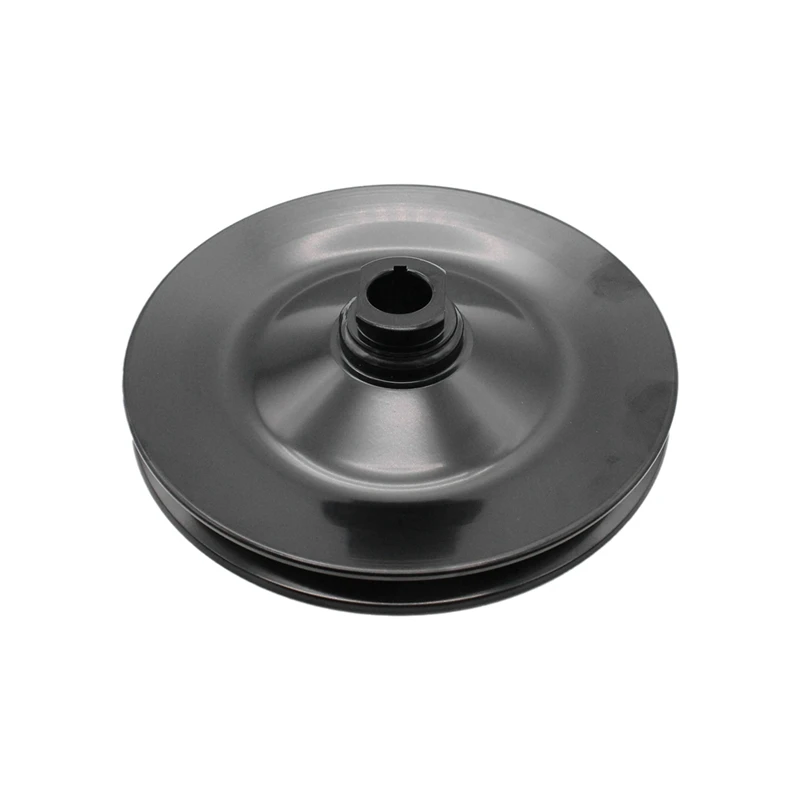 Power Steering Pulley Single Groove V-Belt Key Way Saginaw Gm 8948Blk Parts For Camaro Firebird Camino 70-74