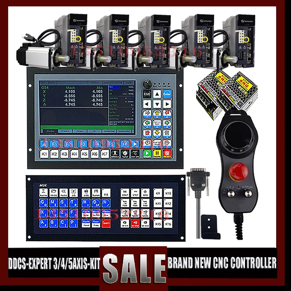 

Ddcs-expert/M350 3/4/5 оси Cnc Off-line контроллер + 750 Вт 220 В сервомотор, поддерживает журнал инструментов/Atc вместо Ddcsv3.1