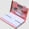 Business Card Holder Hand Push Card Case Bank Card Membership Cards Package Metal Ultra Thin Business Card Box Organizer 5