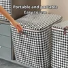 1Pc Futon Storage Bag Non-Woven Fabrics Transparent Visual Window for Quilt Storage Household Items Storage Bag 4