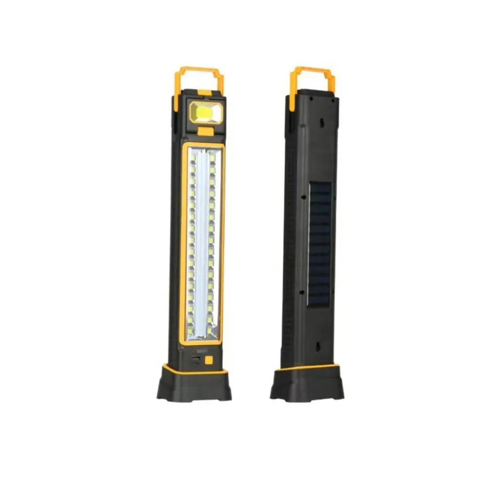 파워뱅크 다기능 태양광 램프 마그네틱 베이스 USB 충전식 비상등 SMD LED COB LED 캠핑 랜턴 COB LED