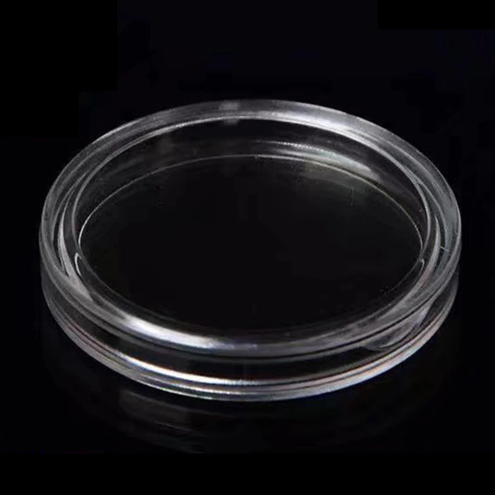 

Coin Protection Box Coin Capsules Home Organization 100 Pcs 40mm Inner Diameter Clear Durable High Quality Plastic