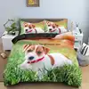 2022 Cute Jack Russell Dog  Luxury Queen King Single Bedding Set Duvet Cover With Pillowcase For Kids Adult Bedclothes 6