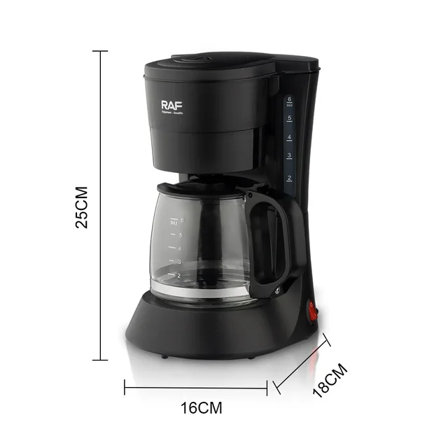 RAF Drip Type Tea Brewing Coffee Pot Fully Automatic All-in-one Easy Operation Coffee Maker Machine 6