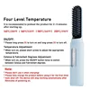 Wireless Electric Heating Straight Hair Comb Rechargeable Portable  Negative Ion Anti-scalding Hair Straightener For Home Travel 2
