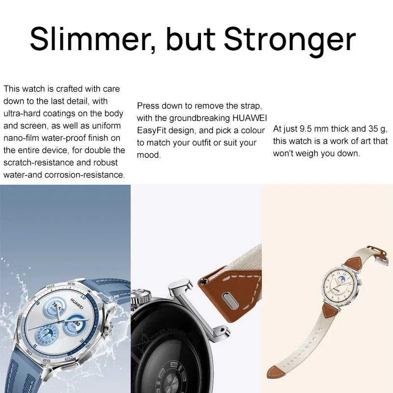 HUAWEI WATCH GT 5 46mm 스마트워치, 최대 14일 배터리 사용, GPS, 블루투스 통화, 건강 및 피트니스 트래커, 안드로이드 및 iOS와 호환 가능